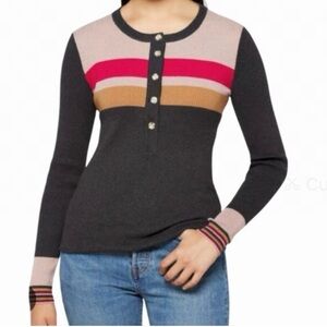 Faherty knit cashmere blend sweater